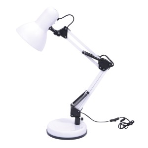 Lampa kreślarska biurkowa COSMO z regulowanym ramieniem biało czarna K-MT-COSMO BIAŁY Kaja Lighting