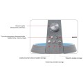 Lampka biurkowa BERKANE srebrna, wielofunkcyjna z wbudowanym LED 790Lm, regulacja barwy światła K-BL1063 SREBRNY Kaja Lighting