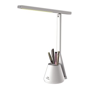 Lampka biurkowa KIKI LED, barwa światła regulowana, organizer K-BL1066 BIAŁY Kaja Lighting