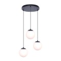 Lampa wisząca CAMINA, szklane białe kule klosze na E27, do salonu K-4746 Kaja Lighting