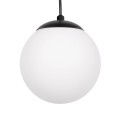 Lampa wisząca, zwisy regulowane na listwie CAMINA, szklane klosze K-4747 Kaja Lighting
