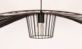 Żyrandol duży druciany czarny do eleganckiego biura z serii KAPELUSZ KP-21 Kaja Lighting