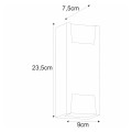 Kinkiet ścienny góra dół na GU10 Czarny z serii SLOT K-8145 Kaja Lighting