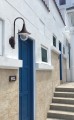 Ścienna lampa dekoracyjna, elewacyjna czarna z serii BOSTON K-8130 Kaja Lighting
