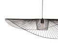 Żyrandol duży druciany czarny do eleganckiego biura z serii KAPELUSZ KP-21 Kaja Lighting