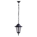 Lampa wisząca zewnętrzna STANDARD na łańcuszku , czarna IP44, gwint E27, stylizowana K-5009H CZARNY Kaja Lighting