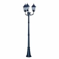 Lampa ogrodowa latarnia klasyczna LOZANA z trzema kloszami czarna  K-7006A2/3 CZARNY Kaja Lighting