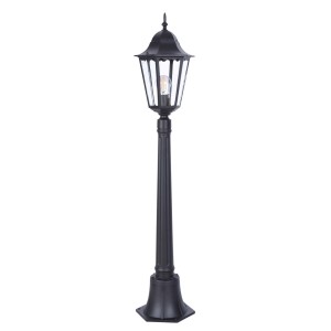 Latarnia zewnętrzna ogrodowa LOZANA retro w kolorze czarnym  na E27 IP44 K-6006A CZARNY Kaja Lighting