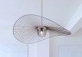 Żyrandol duży druciany czarny do eleganckiego biura z serii KAPELUSZ KP-21 Kaja Lighting