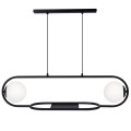 Lampa wisząca FINESTRA szklane klosze, funkcja kwietnika K-4961  Kaja Lighting