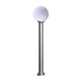 Lampa ogrodowa ANA słupek chromowany zewnętrzny z kloszem na E27 K-LP270-1000 Kaja Lighting
