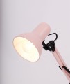 Lampa biurkowa na E27, pastelowy róż, dla dziewczynki K-MT-COSMO RÓŻOWY Kaja Lighting