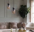 Lampa sufitowa ALTO, szklane bursztynowe klosze Ø13 cm na E27 K-5256 Kaja Lighting