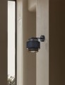 Kinkiet lampa ścienna z podwójnym abażurem na E27 czarno-złoty, do sypialni AMOS K-5284 Kaja Lighting