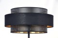 Lampa podłogowa AMOS z podwójnym abażurem czarno złotym, 164 cm na E27 K-5285 Kaja Lighting