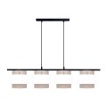 Lampa wisząca CEZAR, E27 do jadalni, klosze biało beżowe K-5273 Kaja Lighting