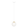 Lampa wisząca ELMO, pojedynczy szklany klosz w kształcie kuli, na E14 K-5310 Kaja Lighting