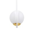 Lampa wisząca ARLENA, białe szklane klosze, na E14 do salonu K-5301 Kaja Lighting