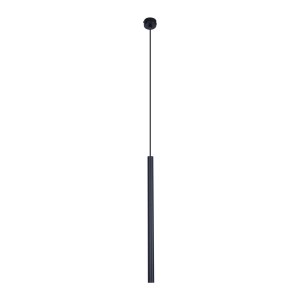 Lampa wisząca GELATO prosta tuba zwis w kolorze czarnym na żarówkę G9 K-4860 Kaja Lighting
