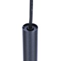 Lampa wisząca GELATO prosta tuba zwis w kolorze czarnym na żarówkę G9 K-4860 Kaja Lighting