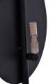 Kinkiet ścienny REGA czarny, styl industrialny na G9 K-4637 Kaja Lighting