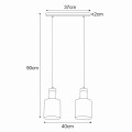Lampa wisząca K-5251 z serii BRUS Kaja Lighting
