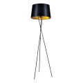 Lampa podłogowa dekoracyjna czarno-złota z serii REMI GOLD K-4358 Kaja Lighting