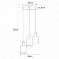 Lampa wisząca K-5252 z serii BRUS Kaja Lighting