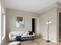 Podłogowa lampa stojąca NELA z dwoma eleganckimi szklanymi kloszami 155cm K-5353 KAJA Lighting