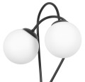 Podłogowa lampa stojąca NELA z dwoma eleganckimi szklanymi kloszami 155cm K-5353 KAJA Lighting