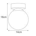 Lampa sufitowa K-5366 z serii PIRO Kaja Lighting