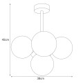 Lampa sufitowa K-5367 z serii PIRO Kaja Lighting