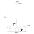 Lampa wisząca K-5383 z serii FERMI Kaja Lighting