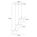 Lampa wisząca K-5385 z serii FERMI Kaja Lighting