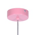 Żyrandol z rodziny KAPELUSZ do salonu, różowy druciany klosz, gwint na E27 KP-21 RÓŻOWY Kaja Lighting