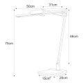 Lampka biurkowa K-BL1321 GRAFIT z serii ARES Kaja Lighting