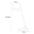 Lampka biurkowa K-BL1527 CZARNY z serii BOLEK Kaja Lighting