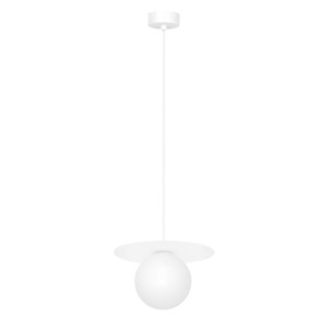 Lampa wisząca ROBIN szklana z klasycznym szklanym kloszem nad blat stołu K-5430 KAJA Lighting