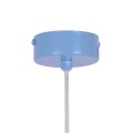 Dekoracyjna lmapa wisząca ROBIN niebieska z kloszem do biura K-5445 KAJA Lighting