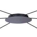 Lampa wisząca regulowana PUERTO czarna, sześć ramion - pająk na GU10 K-4898 Kaja Lighting