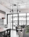 Lampa wisząca regulowana PUERTO czarna, sześć ramion - pająk na GU10 K-4898 Kaja Lighting