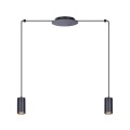 Lampa wisząca czarna z możliwością regulacji z serii PUERTO K-4896 Kaja Lighting