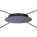 Lampa wisząca PUERTO, cztery ramiona pająka, czarna na E27 K-4897 Kaja Lighting