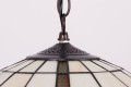 Lampa wisząca witrażowa PAPI, klosz połączenie metalu i kolorowego szkła K-P162166 Kaja Lighting