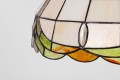 Lampa wisząca witrażowa PAPI, klosz połączenie metalu i kolorowego szkła K-P162166 Kaja Lighting