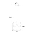 Lampa wisząca K-5500 z serii MALAVI Kaja Lighting