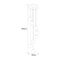 Lampa wisząca K-5557 z serii DORI Kaja Lighting