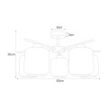 Lampa sufitowa K-5517 z serii PIEGA Kaja Lighting