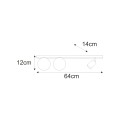 Lampa sufitowa K-5490 z serii SWING Kaja Lighting