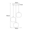 Lampa wisząca K-5664 z serii CAMPO Kaja Lighting